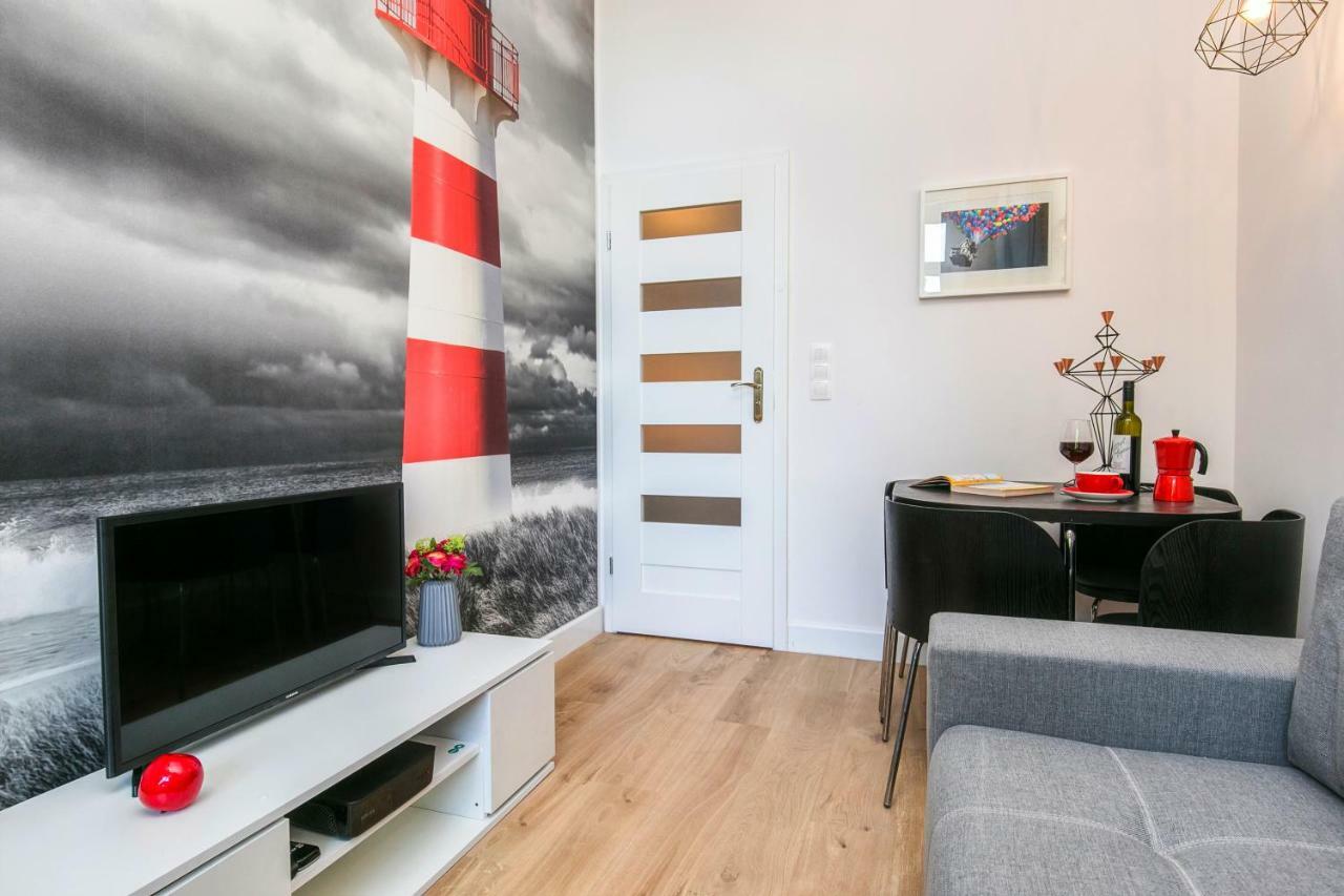Berg Apartament Red Obok Starego Miasta Gdansk Luaran gambar