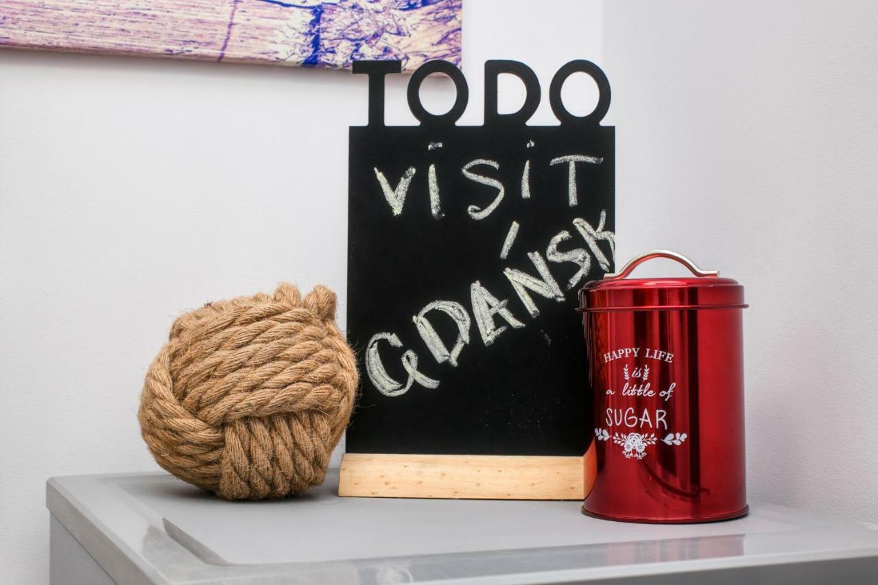 Berg Apartament Red Obok Starego Miasta Gdansk Luaran gambar