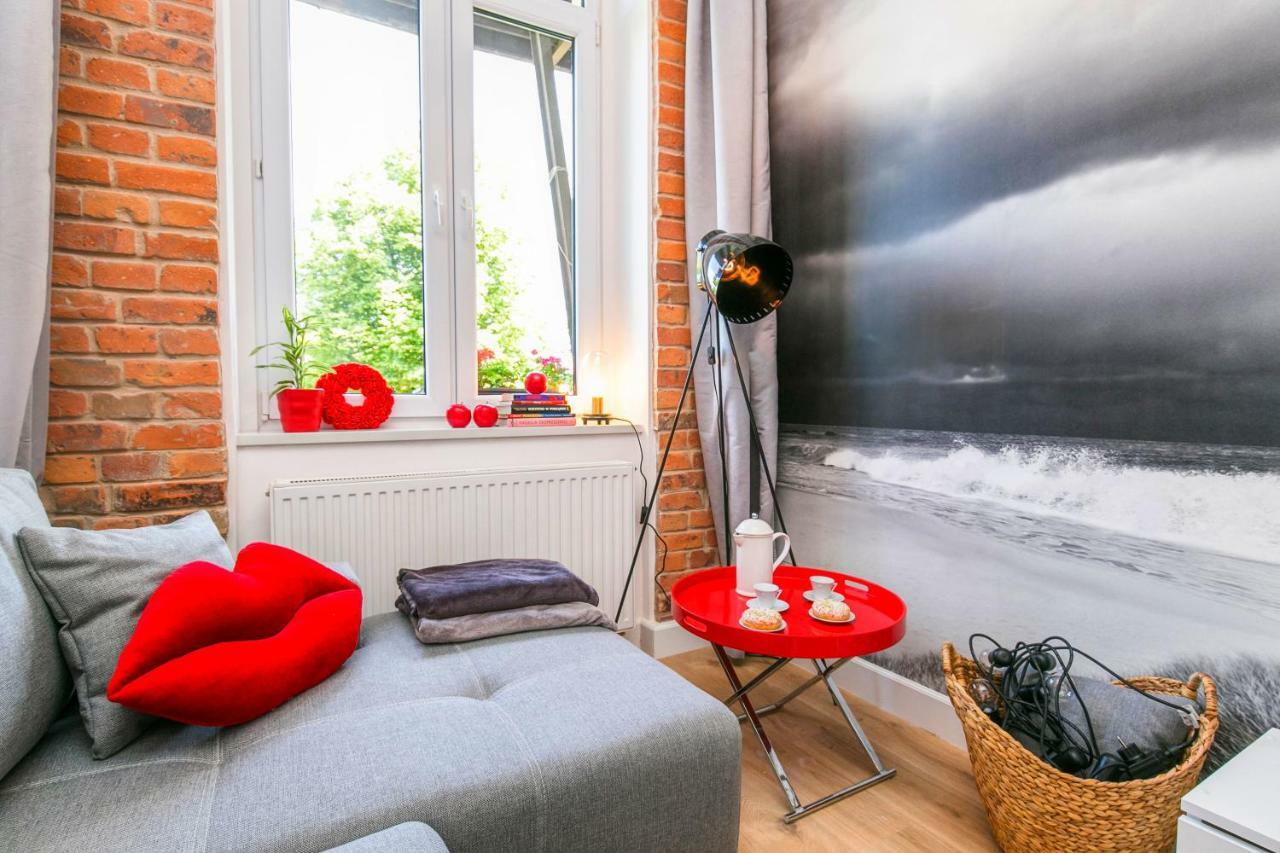 Berg Apartament Red Obok Starego Miasta Gdansk Luaran gambar